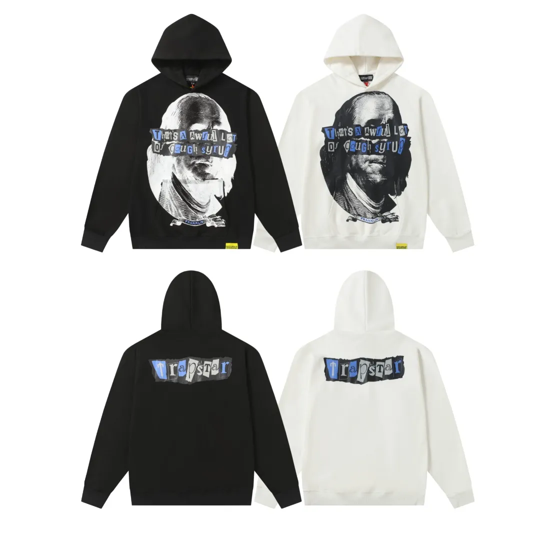 C 317# Black/Cream White P 112 THAT'S A AWFUL LOT OF COUGH SYRUP In Stock Same Style. （fabric):420 100 Sizes（size）：S-M- L- X L （colour）： /Cream White
